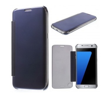 qMust Samsung Galaxy S7 edge Crystal View Case - Dark Blue