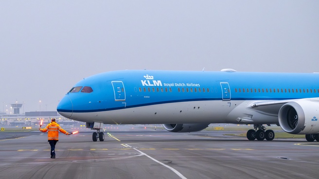 KLM vliegtuig