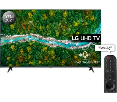 LG 55UP77006LB Zwart