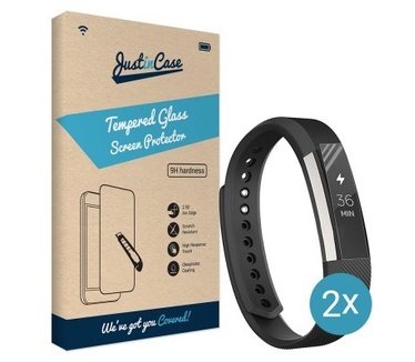 Just in Case Soft Tempered Glass Fitbit Alta - 2 pack