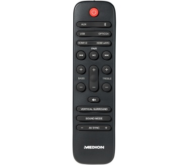 Medion LIFE P64377 Dolby Atmos®-soundbar, krachtige draadloze subwoofer, multidimensionaal geluid, Bluetooth® 5.1, flexibele aansluitmogelijkheden
