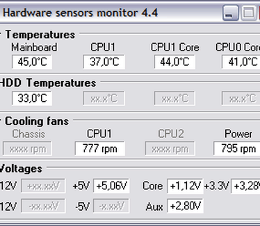 Hmonitor screenshot