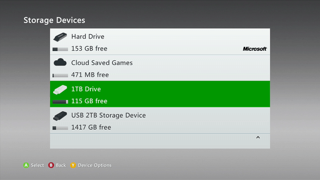 Xbox 360 met 2TB-schijf