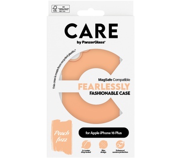 PanzerGlass CARE by PG Peachy MagSafe iPhone16 6.7