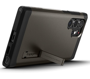 Spigen Tough Armor (Galaxy S22 Ultra 5G) Zwart