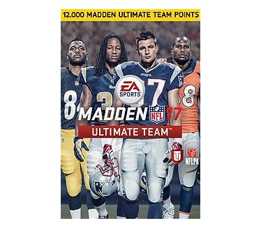 Microsoft Madden NFL 17 Xbox One 12000 Points