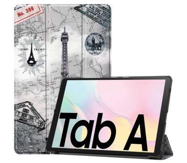 qMust Samsung Galaxy Tab A7 2020 Tri-Fold Case - Eiffeltoren