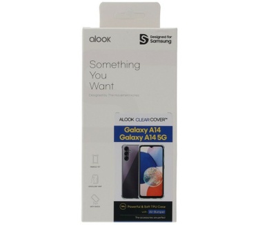Alook Alook Soft Clear Cover - Samsung Galaxy A14 (A146) - Transparant Transparant