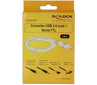 Delock 1.8m USB2.0-A/TTL 6-p