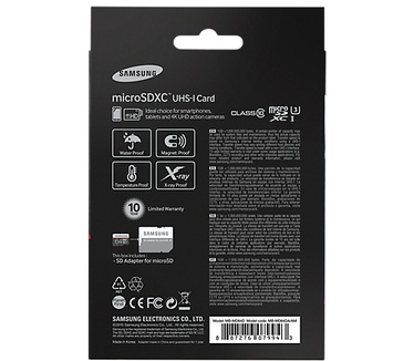 Samsung Pro+ microSDXC + SD-adapter 64GB