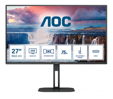 AOC Q27V5C Zwart