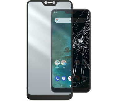 Cellular Line Second Glass Capsule - Mi A2 Lite Tough tempered glass with frame