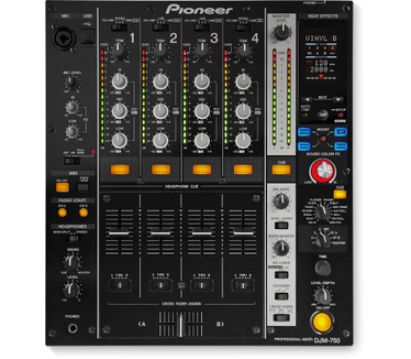 Pioneer DJM-750 -K DJ mixer zwart