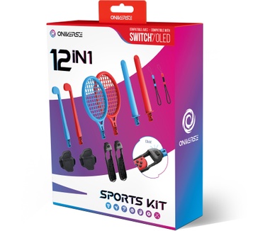 Oniverse Pack de 12 accessoires pour Nintendo Switch