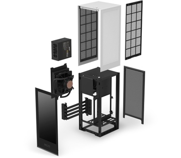 NZXT H1 Wit/Zwart