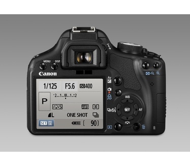 Canon EOS 500D + EF-S 18-55mm IS + SELPHY CP530 Printer Zwart