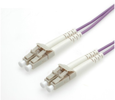Roline FO Jumper Cable 50/125µm OM4, LC/LC, Low-Loss-Connector 0,5m