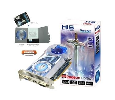 HIS 5670 IceQ 1GB GDDR5 PCIe