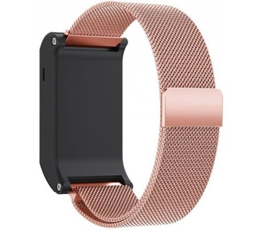 qMust Milanees armband voor Garmin Vivoactive HR - Roze
