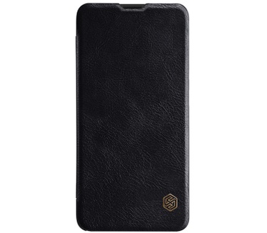 Nillkin Qin Series PU Lederen Case voor OnePlus 6T - Zwart  Zwart