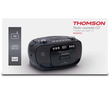 Thomson radio en CD speler met cassettedeck
