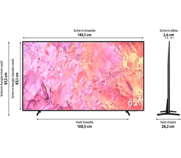 Samsung QLED QE1 (2023) 65" Zwart