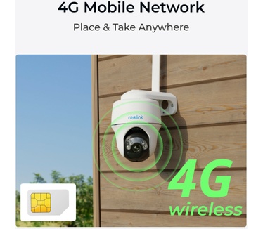 Reolink Reolink Go-serie G430 - 4 MP buitenbatterijcamera, 4G LTE-netwerk, detectie van personen/voertuigen/dieren, 355° pan en 140° kantelen