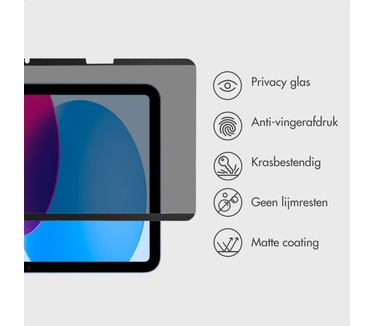 Accezz Magnetische Privacy screenprotector tablet