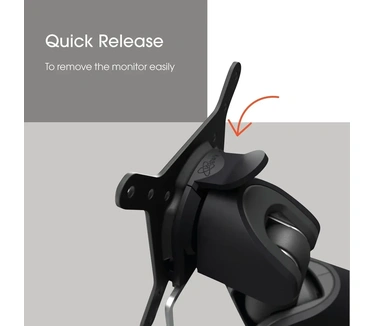 Vogel's MOMO 2137B Monitorarm Motion Aan en door het bureau 10-43 inch voor 1 scherm