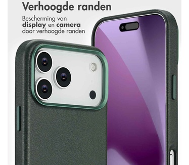 Accezz Leather Bookcase 2-in-1 met MagSafe