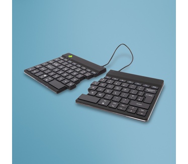 R-Go Tools Ergonomisch toetsenbord R-Go Split Break met pauzesoftware, gesplitst toetsenbord, QWERTY (UK), Bluetooth, zwart