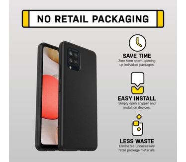 Otterbox React Series voor Samsung Galaxy A42 5G, zwart - Geen retailverpakking