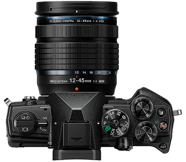 Olympus OM System OM-5 12‑45mm F4 PRO Kit Zwart