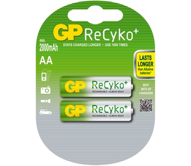 GP Batteries AA ReCyko+ Rechargeable Battery 2100mAh
