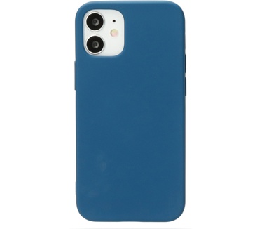 Mobiparts Silicone Cover Apple iPhone 12/12 Pro Blueberry Blue