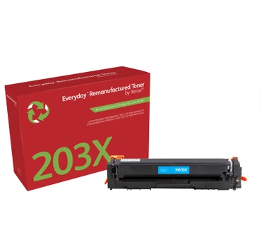 Xerox Cyaan toner cartridge. Gelijk aan HP CF541X. Compatibel met HP LaserJet Pro M254, LaserJet MFP M280, LaserJet MFP M281