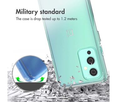 Accezz Xtreme Impact Backcover OnePlus 9 - Transparant