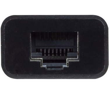 Ewent EW9828 USB-C Gigabit Ethernet adapter Zwart
