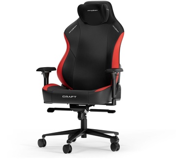 DXRacer CRAFT L Black & Red EPU Leather gamestoel