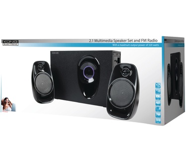 Konig Speaker Set 2.1 (Zwart)