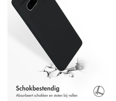 Accezz Liquid Silicone Backcover Google Pixel 7 - Zwart