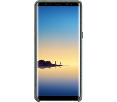 Samsung Galaxy Note 8 Alcantara leather cover (Galaxy Note 8) Geel