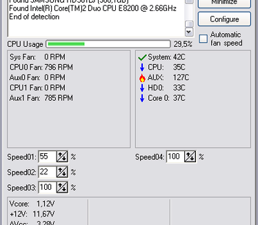 SpeedFan 4.34 screenshot (modified)
