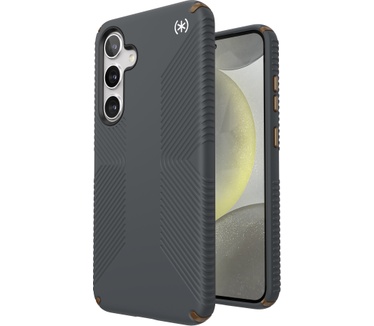 Speck Presidio2 Grip Samsung Galaxy S24 Plus Charcoal Grey - with Microban