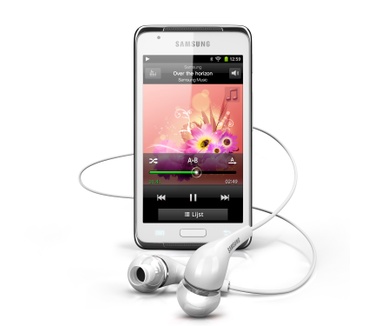 Samsung Galaxy S WiFi wit met headset