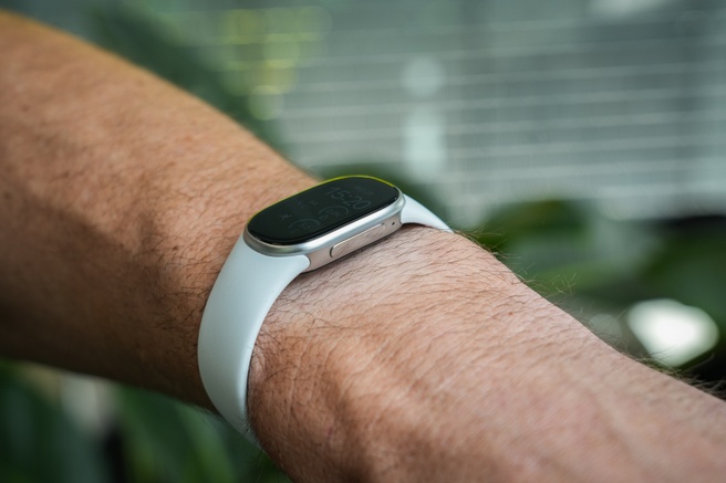 Fitbit Edge fysieke knop