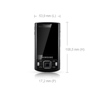 Samsung i8510 innov8 Zwart
