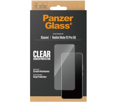 PanzerGlass PanzerGlass® Screen Protector Xiaomi Redmi Note 15 Pro 5G | Ultra-Wide Fit