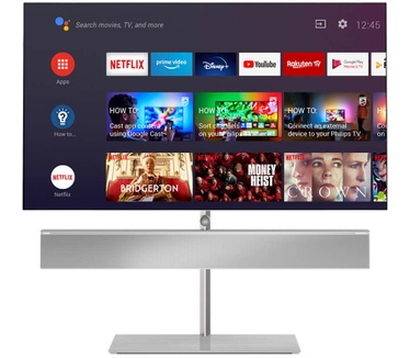 Philips 65OLED986/12 Grijs, Zilver