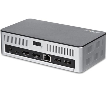 Startech.com Dual-monitor USB-C docking station voor Windows met 2.5? SATA SSD/HDD Bay